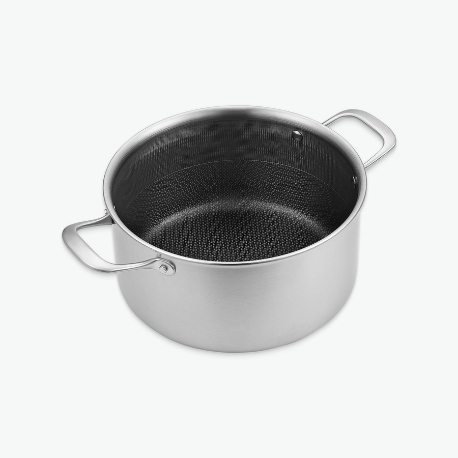Gryde i 3-Ply Hybrid, 5,6 l, set skråt forfra
