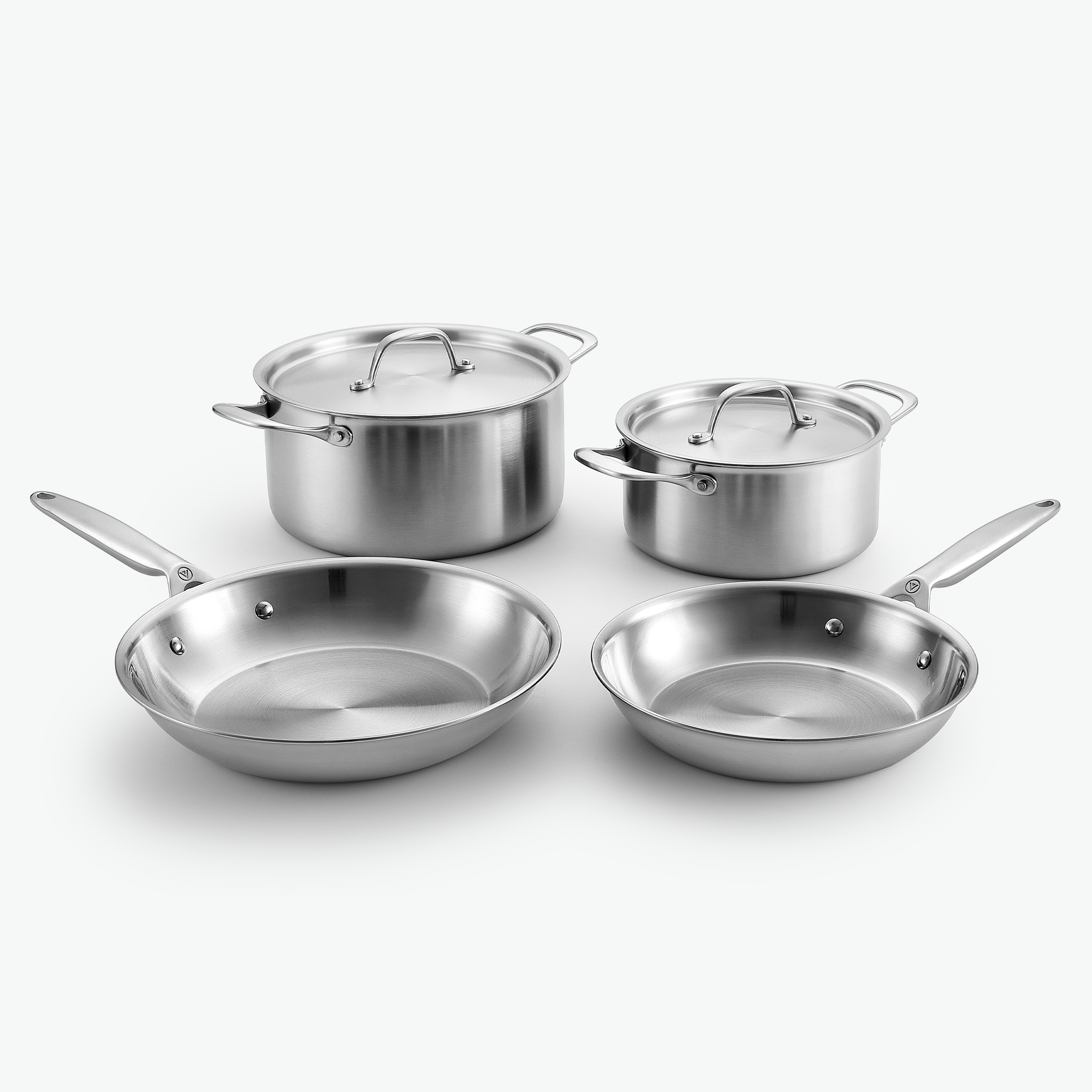 #Sæt_Essentials Sæt - 4 dele, #Låg_Rustfrit stål