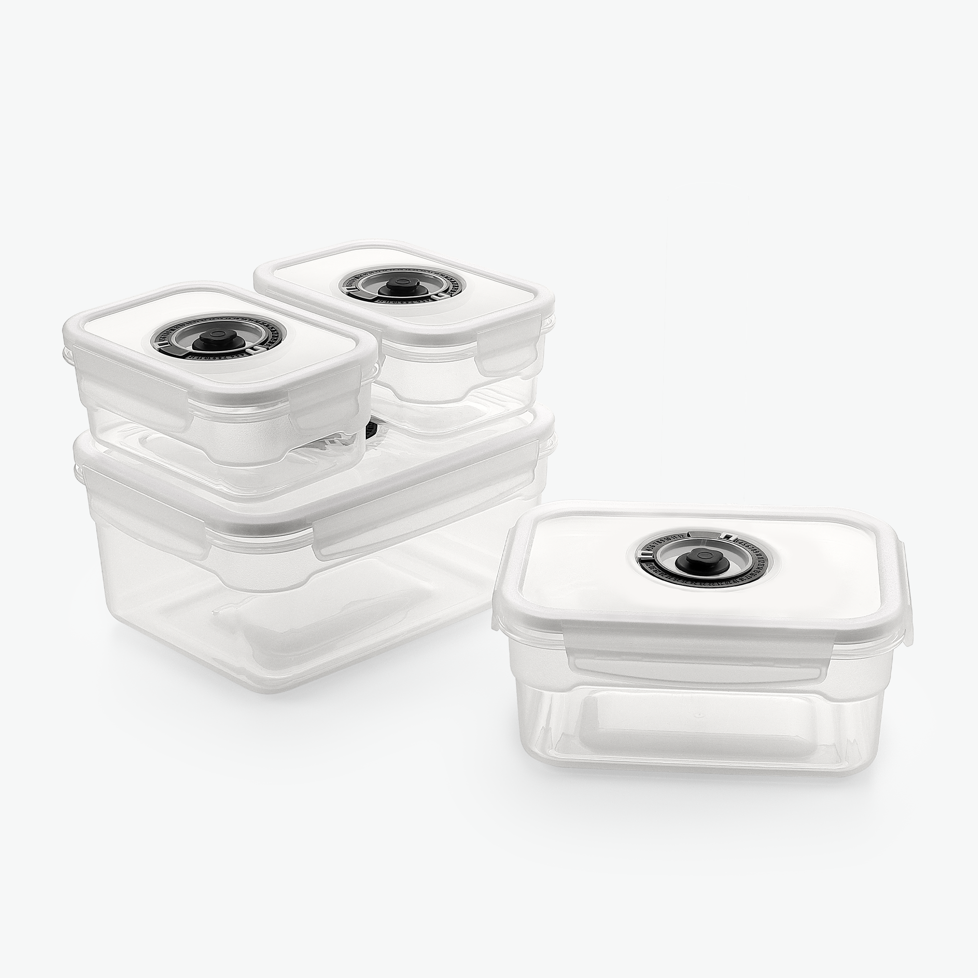 Vakuumbeholdere i Plast Sæt