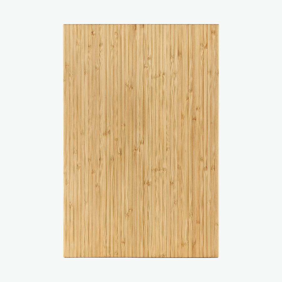 Skærebræt i bambus, stor (45 × 30 cm), set ovenfra