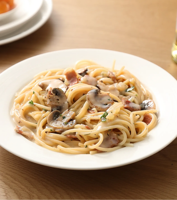 Pasta med svampeflødesauce