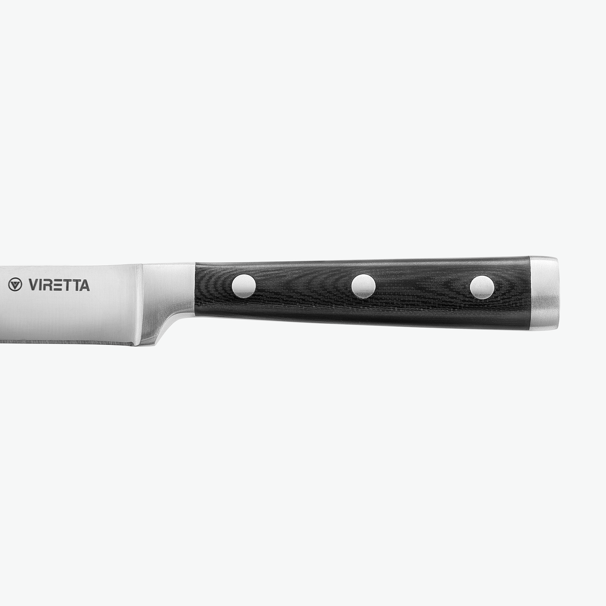 Greb i G-10 med tre nitter på Classic universalkniv, set fra siden
