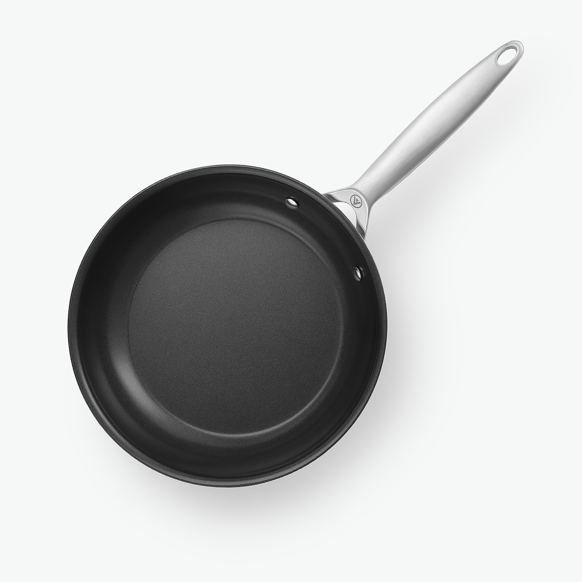 Stegepande i 3-Ply keramisk, Ø24 cm, set ovenfra med den glatte belægning