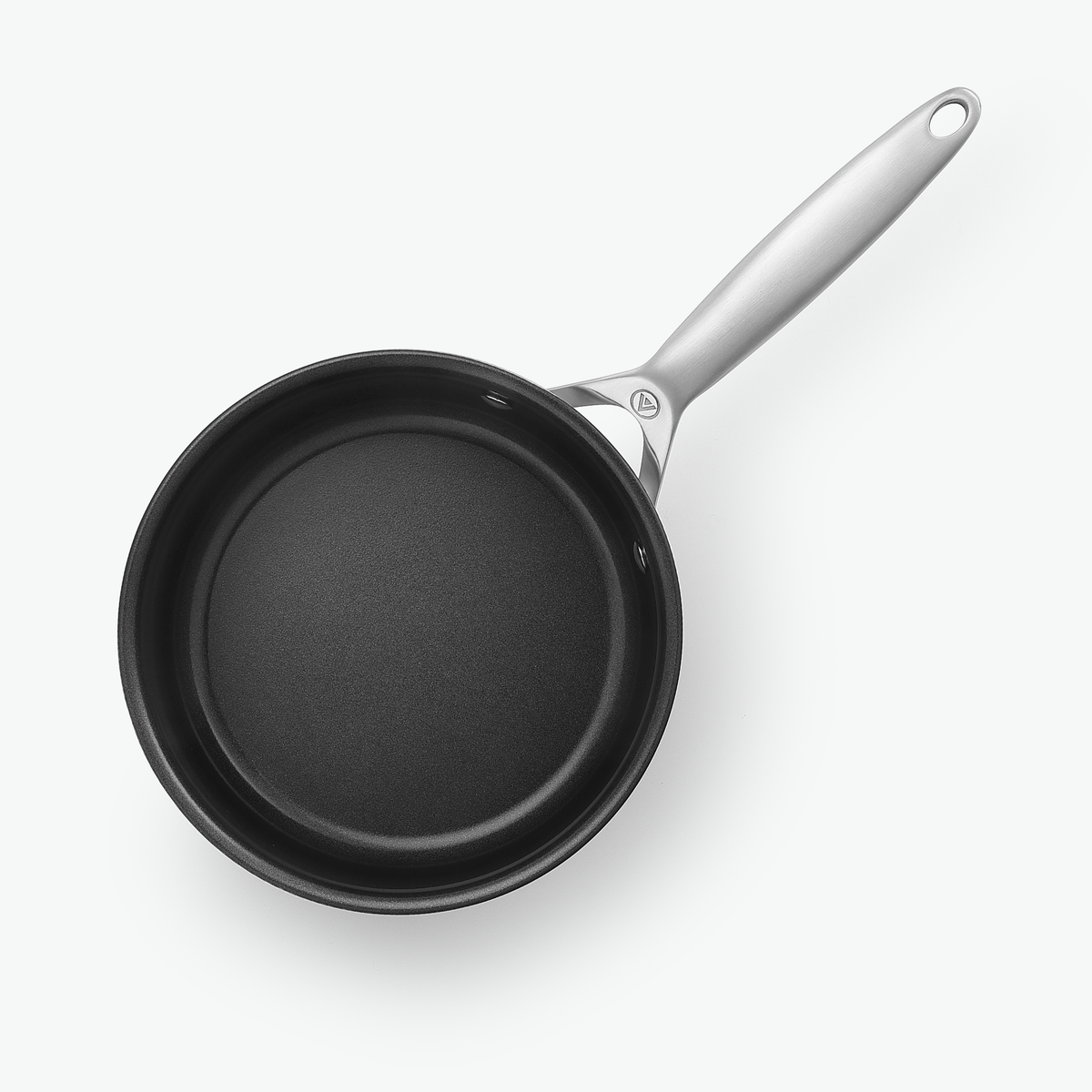 Kasserolle i 3-Ply keramisk, 2,2 l, set ovenfra med den glatte belægning