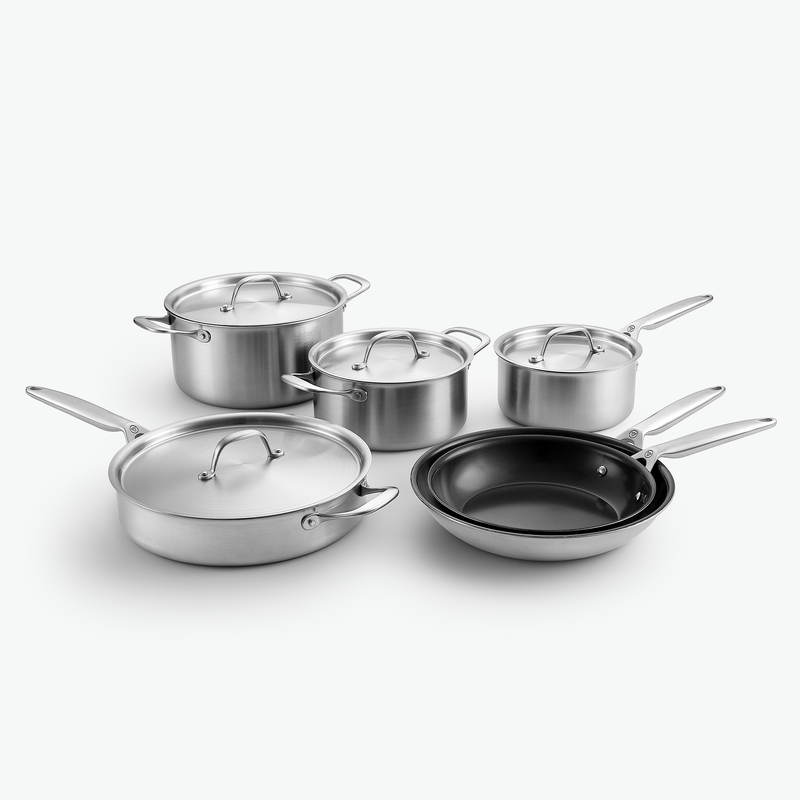 #Sæt_Signature Sæt - 6 dele,#Låg_Rustfrit stål