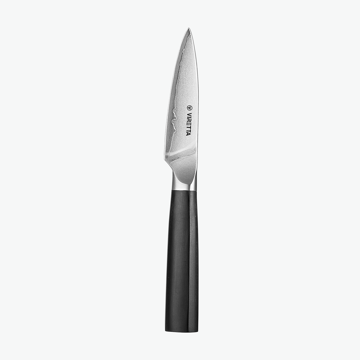 Shōjin Aira urtekniv set fra bagsiden med Viretta-logo