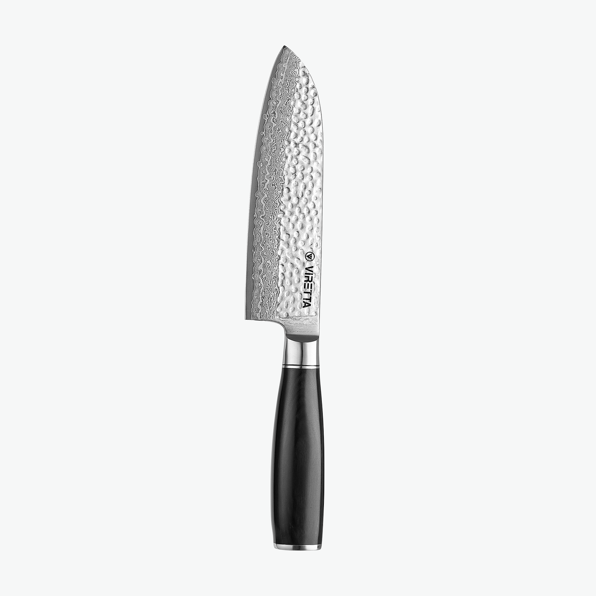 Shōjin Taru santokukniv set fra bagsiden med Viretta-logo