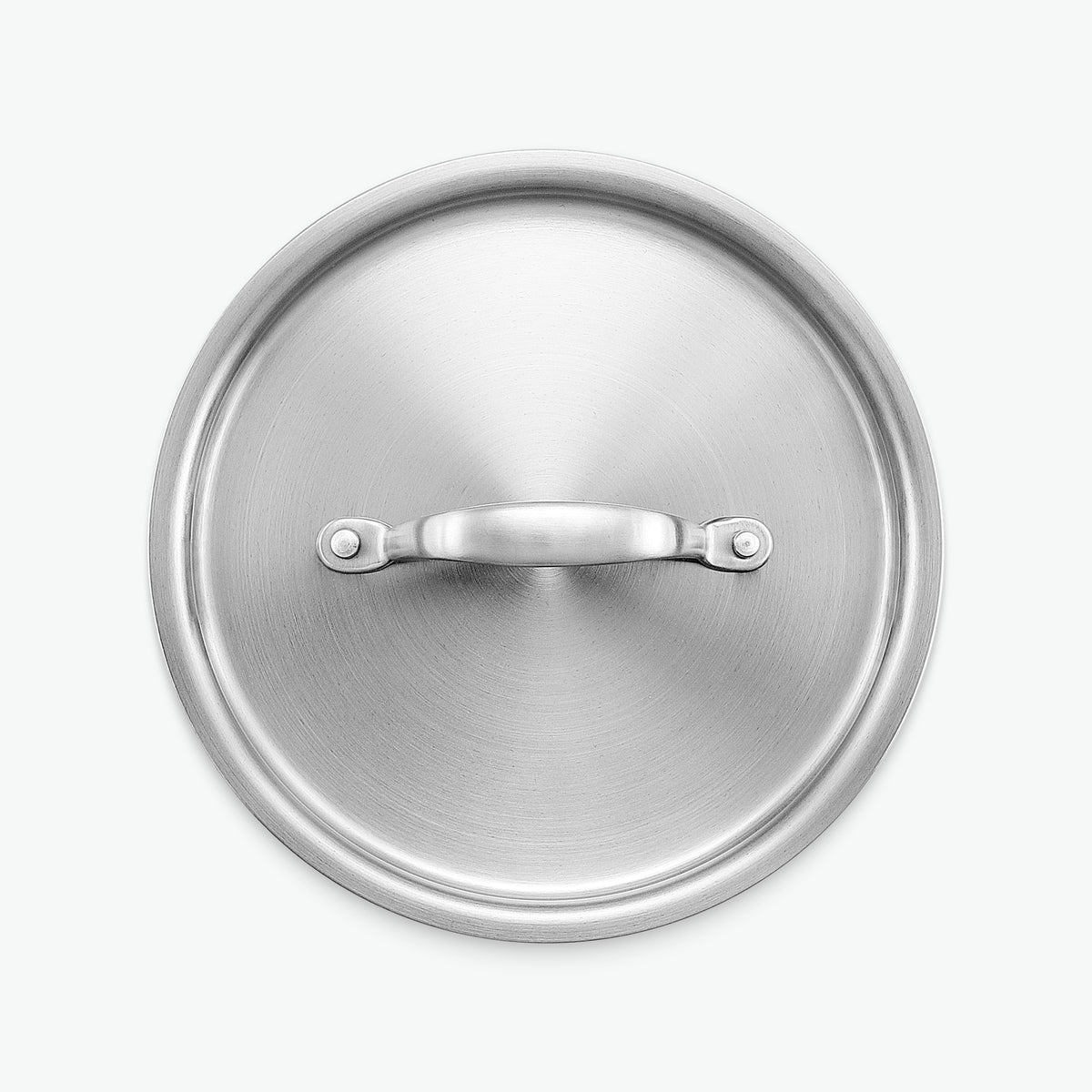 Låg i rustfrit stål til 3-Ply-serien, Ø18 cm, set ovenfra
