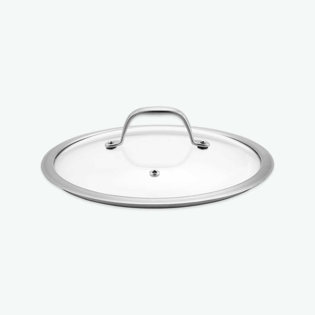 Glaslåg til 3-Ply-serien, Ø24 cm, set skråt forfra