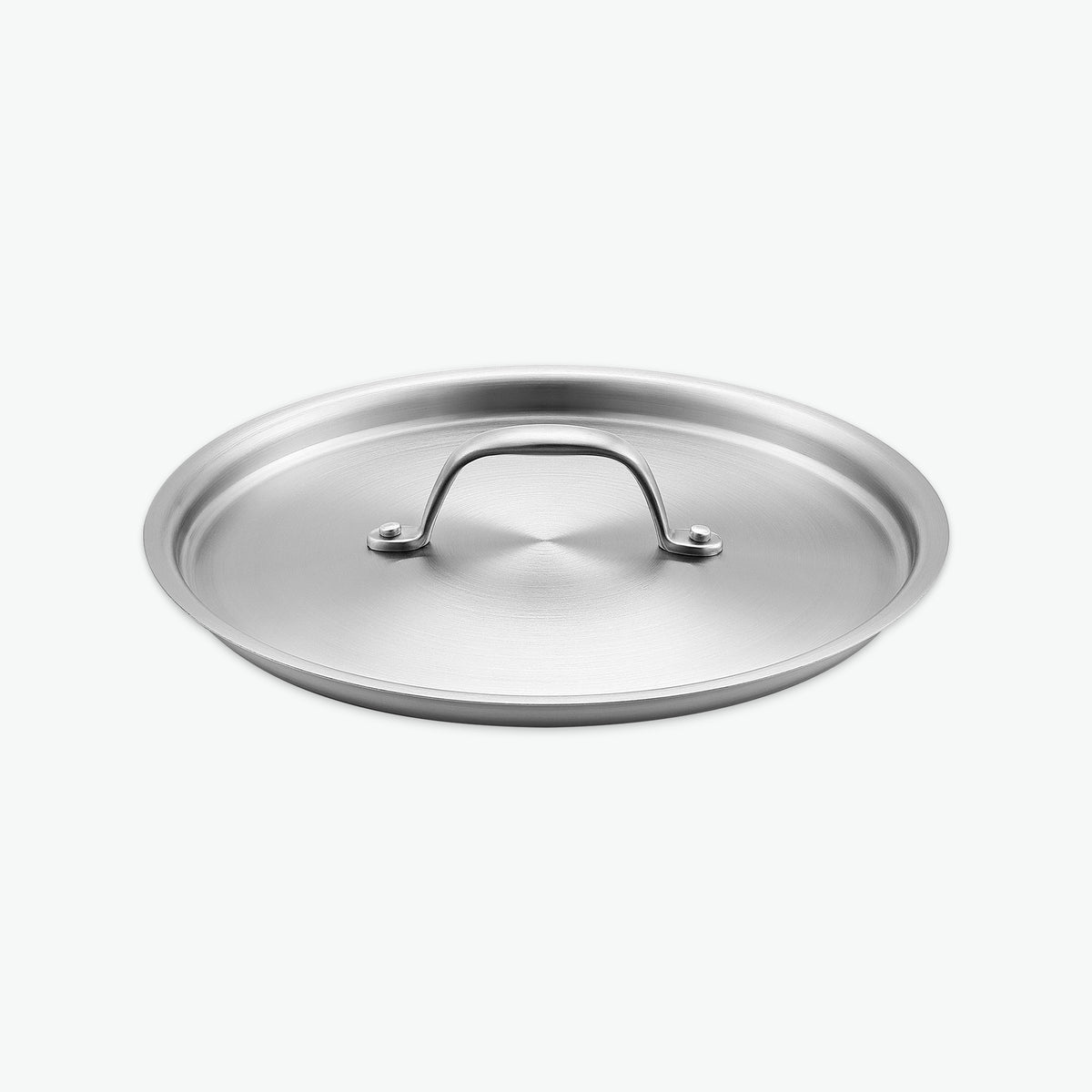 Låg i rustfrit stål til 3-Ply-serien, Ø24 cm, set skråt forfra