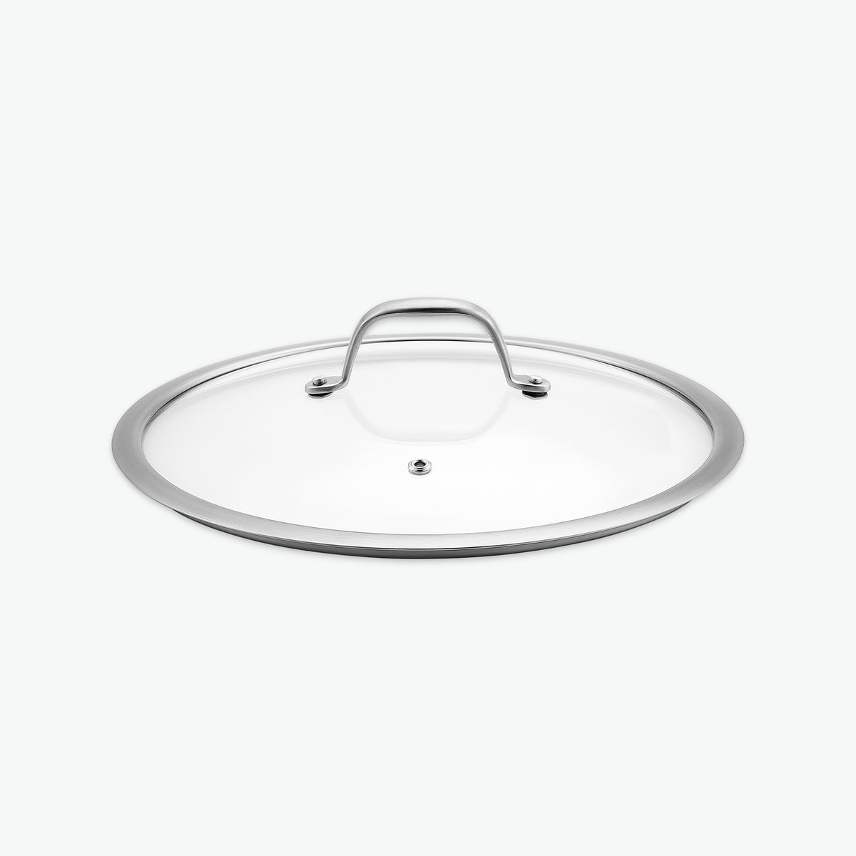 Glaslåg til 3-Ply-serien, Ø28 cm, set skråt forfra