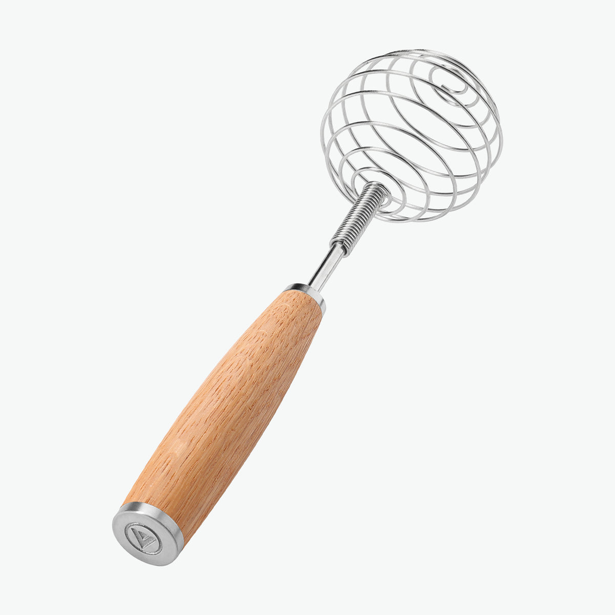 Spiralpisker med greb i eg, set skråt