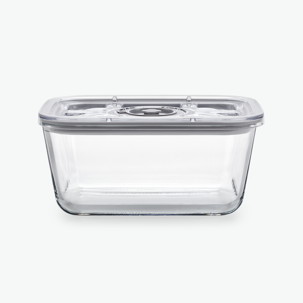 Vakuumbeholder i glas, 1400 ml, set fra siden