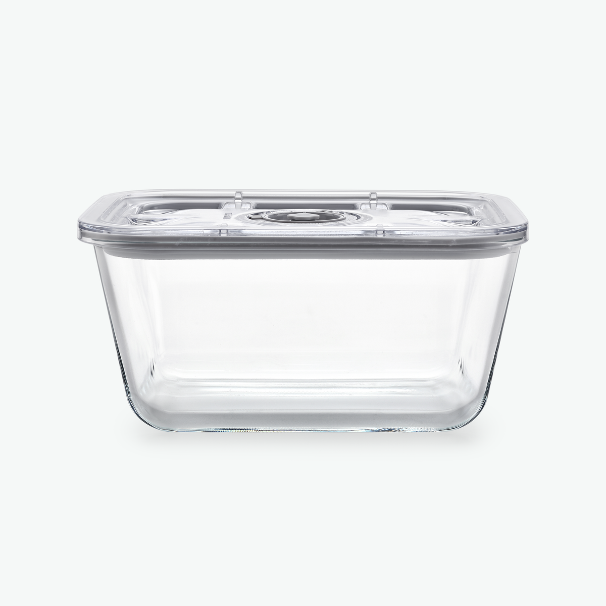 Vakuumbeholder i glas, 2600 ml, set fra siden