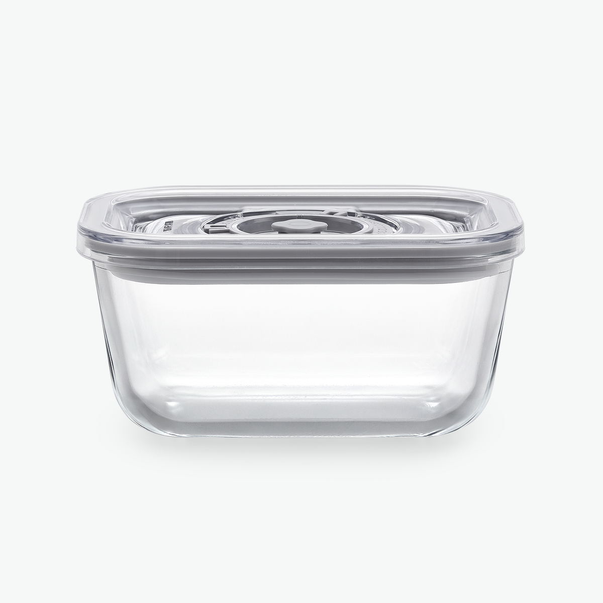 Vakuumbeholder i glas, 500 ml, set fra siden