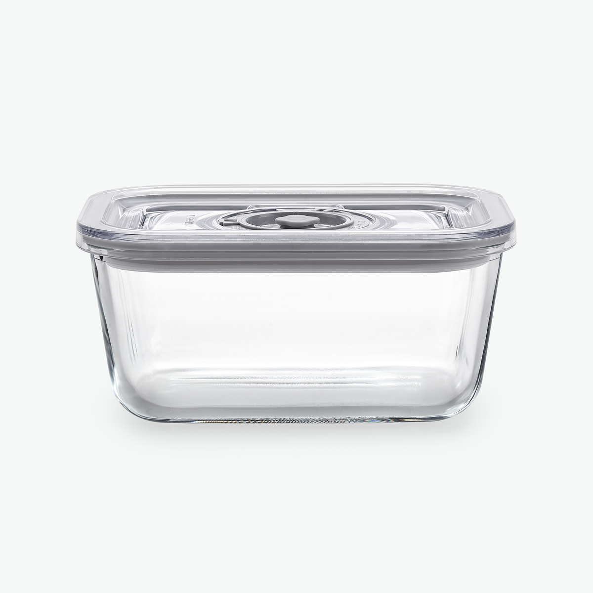 Vakuumbeholder i glas, 800 ml, set fra siden