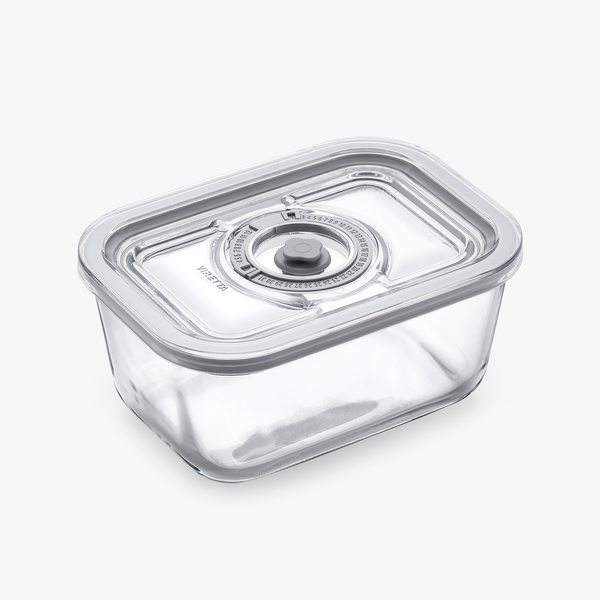 Vakuumbeholder i glas – Rektangulær