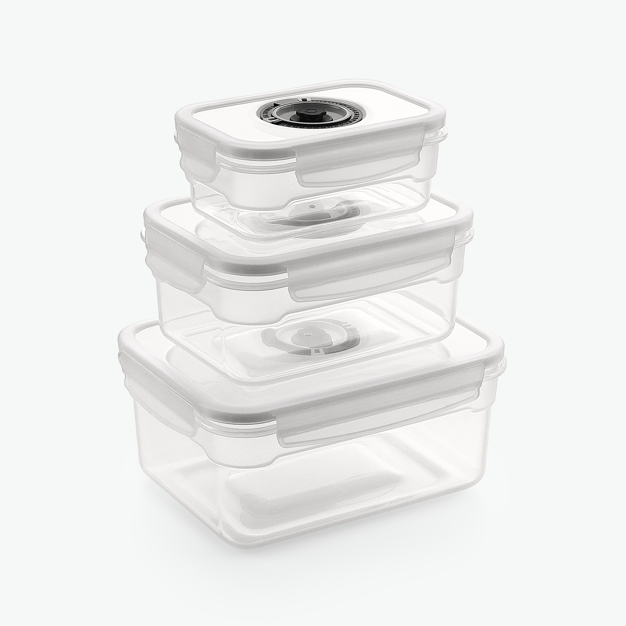 Vakuumbeholdere i Plast Sæt