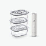 Vakuumbeholdere i Glas – Trio Sæt (3-Pak)