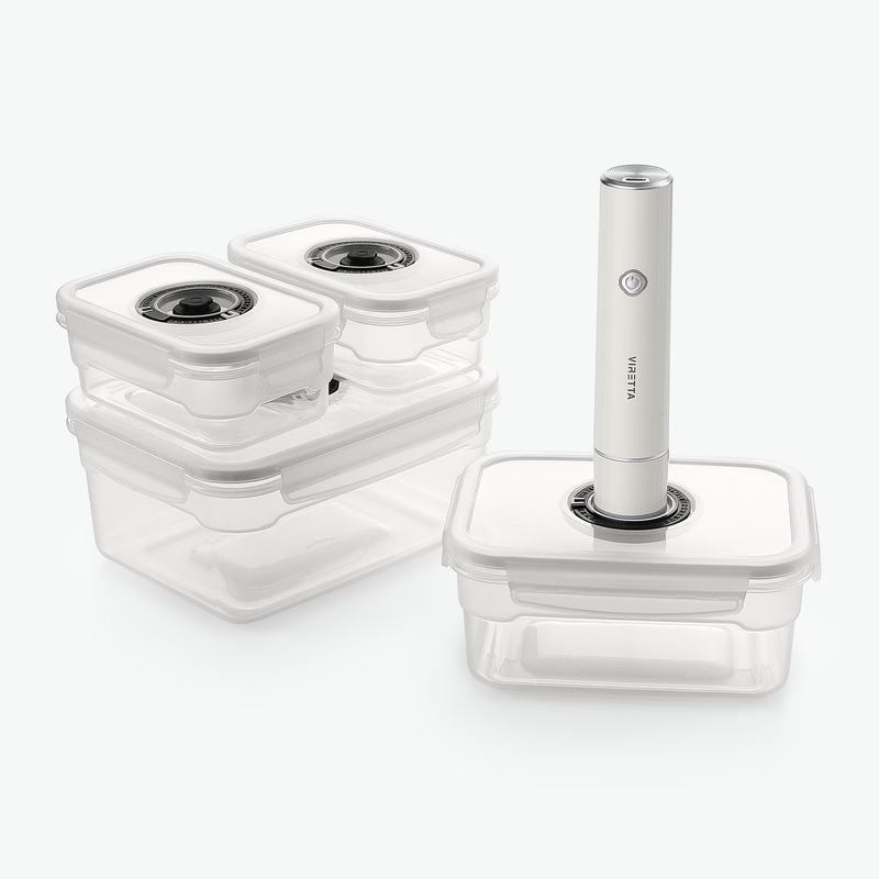 Vakuumbeholdere i Plast Sæt