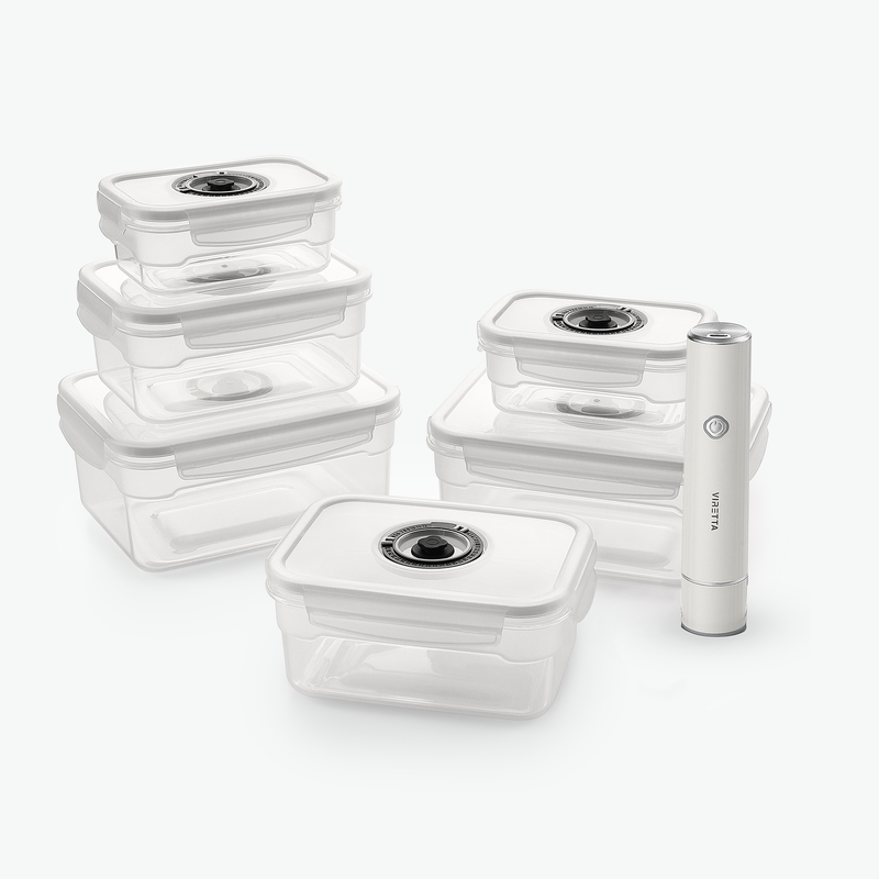 Vakuumbeholdere i Plast Sæt