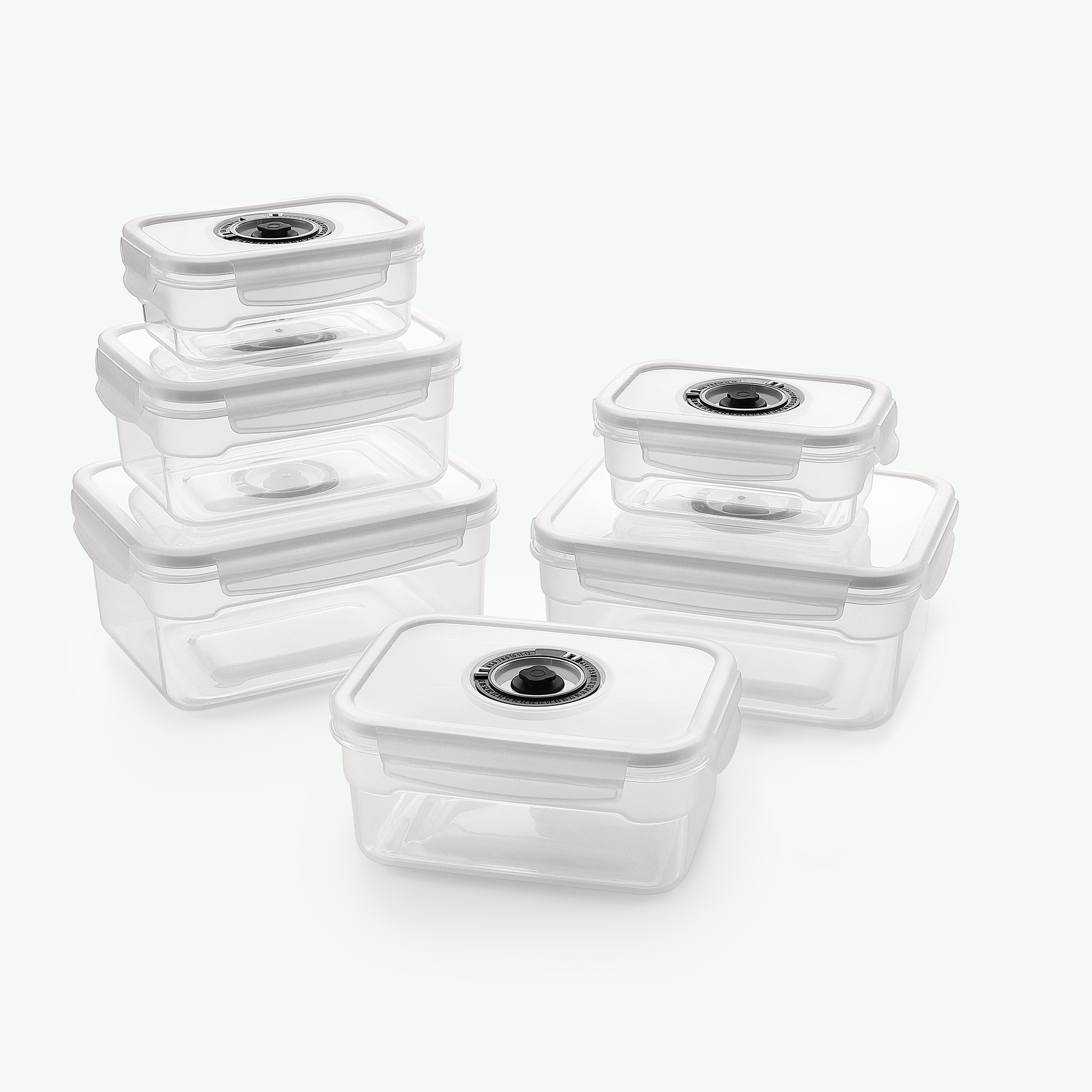 Vakuumbeholdere i Plast Sæt