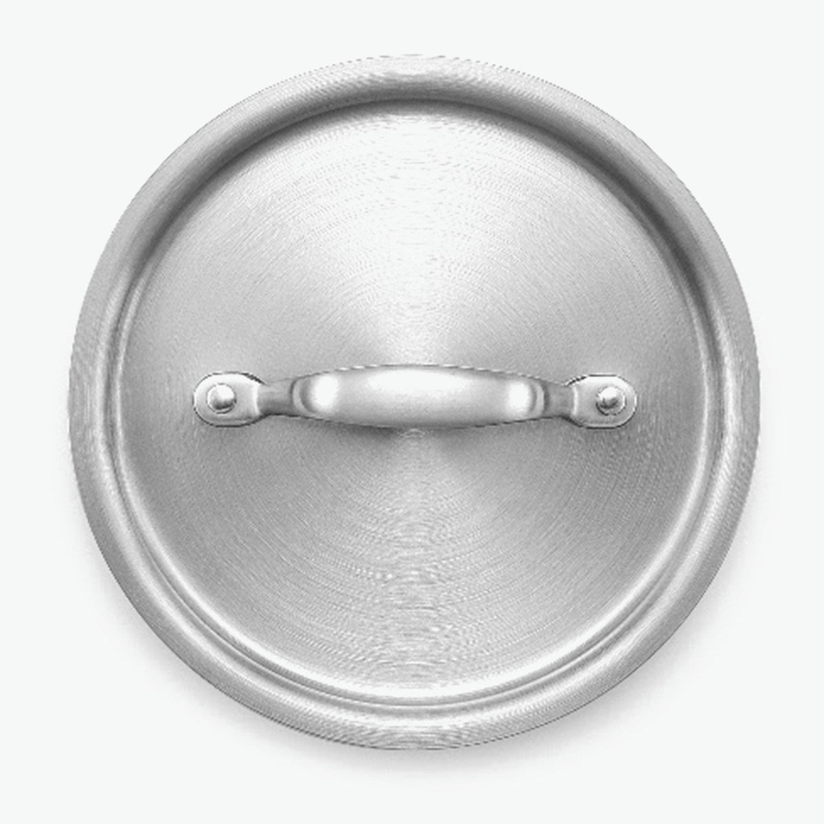 Låg i rustfrit stål Ø16 cm til 3-Ply og 5-Ply, set ovenfra #Størrelse_16 cm