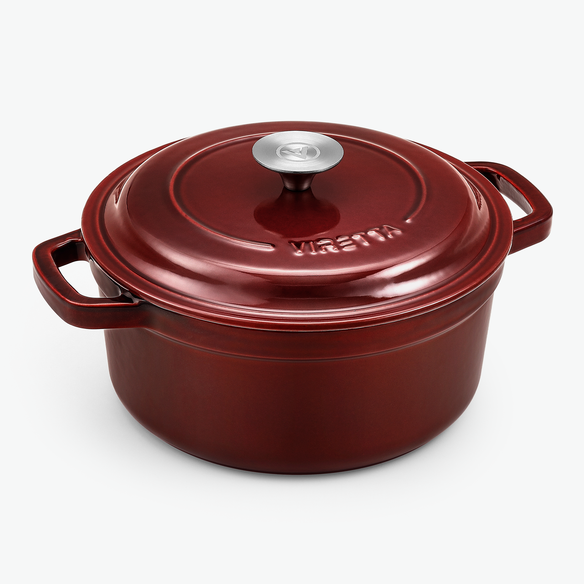 Emaljeret støbejernsgryde – Ø24 cm, 3,8 liter