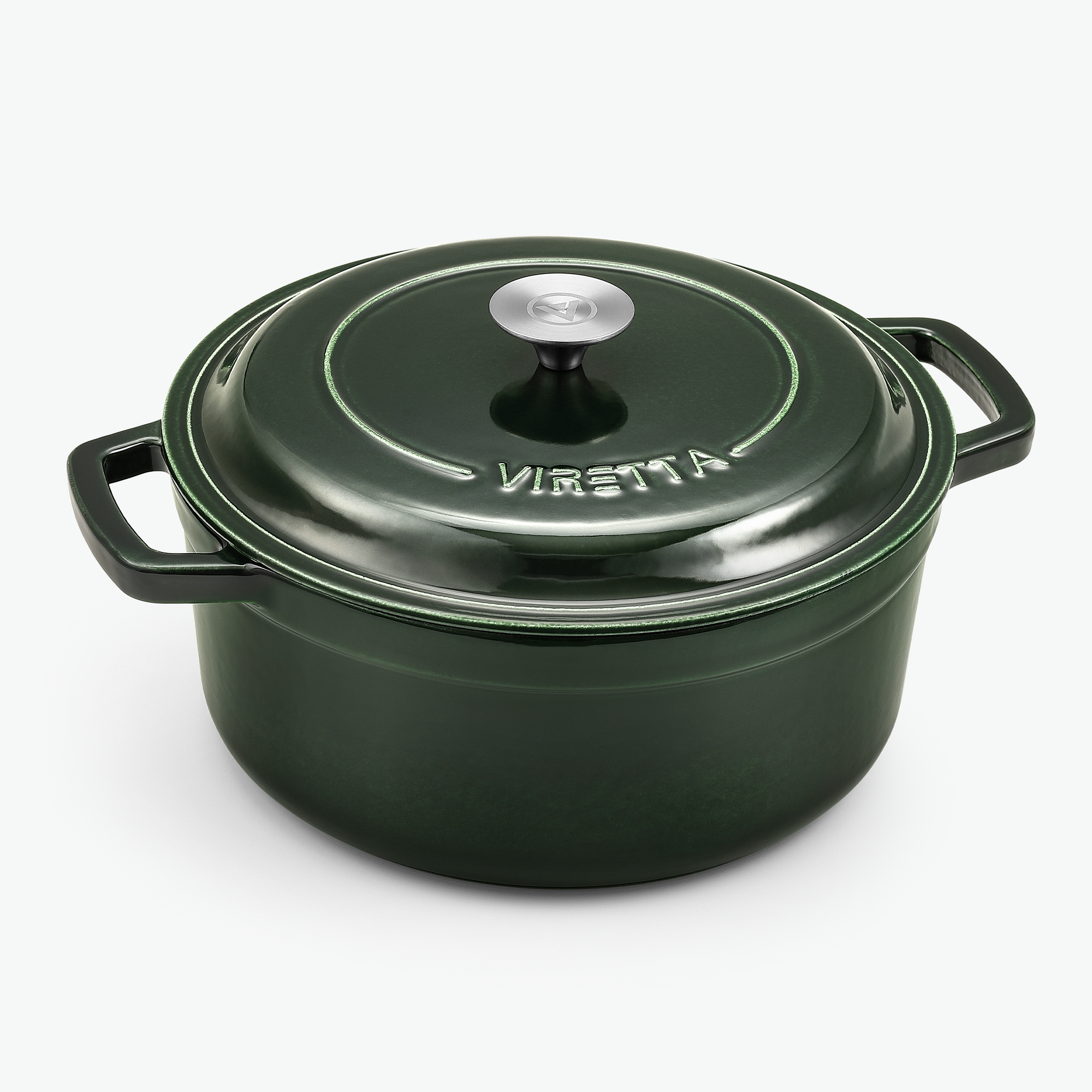 Emaljeret støbejernsgryde – Ø28 cm, 6 liter