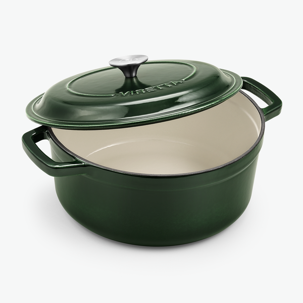 Emaljeret støbejernsgryde – Ø28 cm, 6 liter