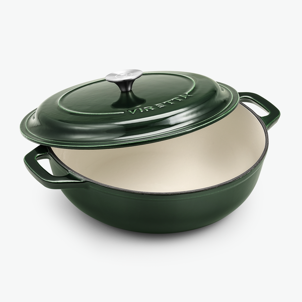 Emaljeret støbejernsgryde – Ø30 cm, 4,8 liter