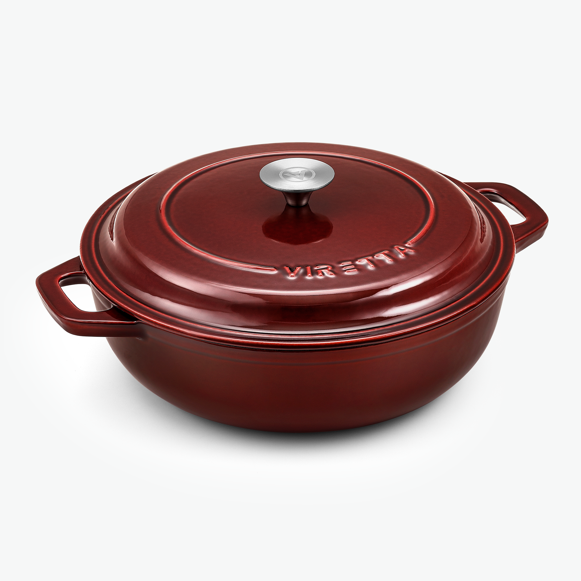 Emaljeret støbejernsgryde – Ø30 cm, 4,8 liter