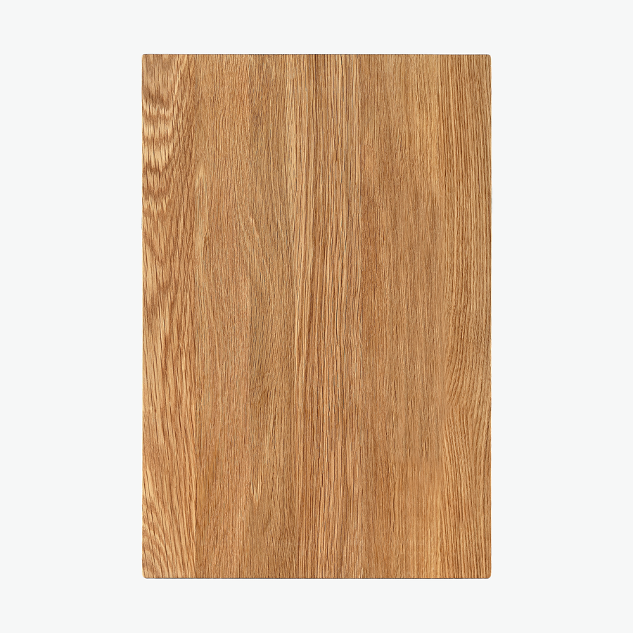 Skærebræt i eg, stor (45 × 30 cm), set ovenfra