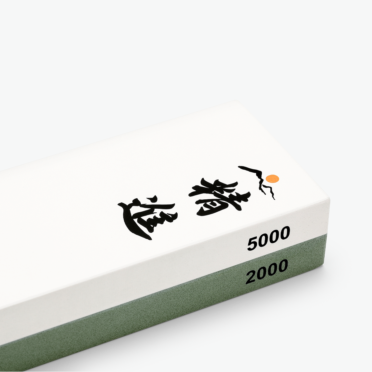 Kornsiderne 5000 og 2000 på Shōjin slibesten, tæt på