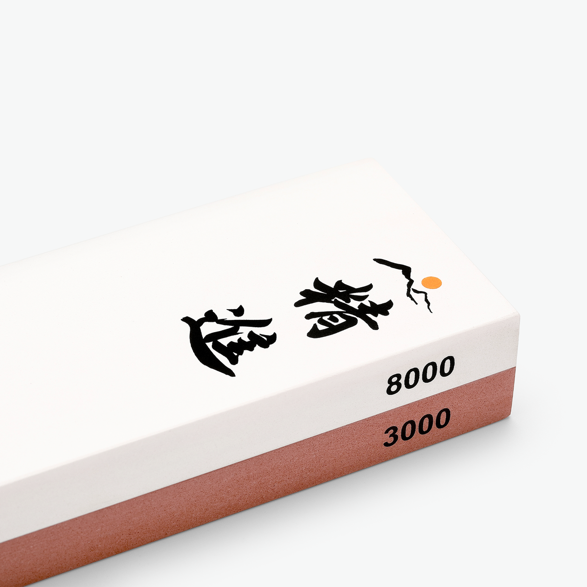 Kornsiderne 8000 og 3000 på Shōjin slibesten, tæt på