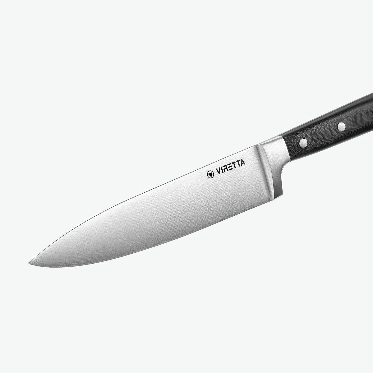 Klingen på Classic kokkekniv, set skråt