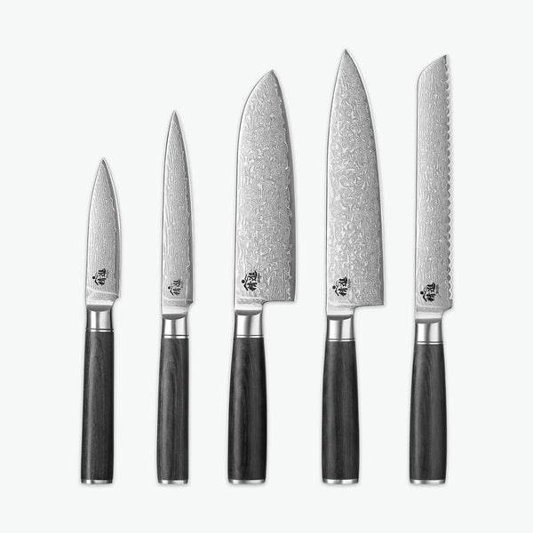 Shōjin Suna knivsæt – Chef med fem knive