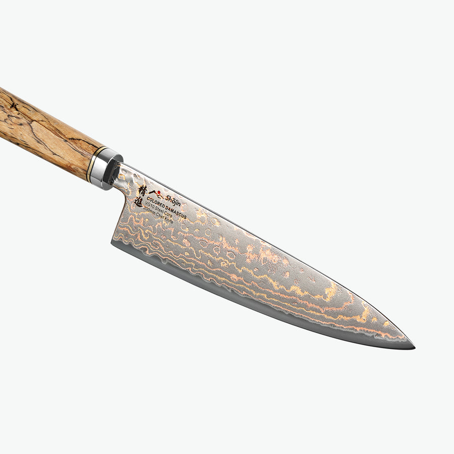 Klingen: Damask med kobber – patina med tiden